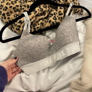 pink bra